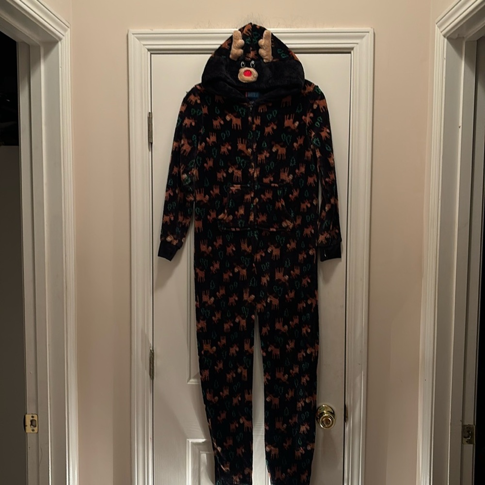 NWOT Plush Reindeer Onesie
